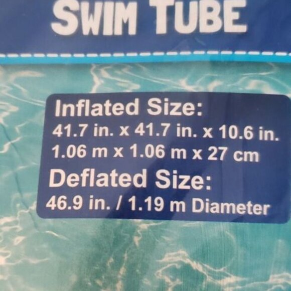 H2O Go Bestway Summer Blast Swim Tube NEW Sealed 41.7in x41.7in Age 12 yrs. Up - Picture 4 of 4